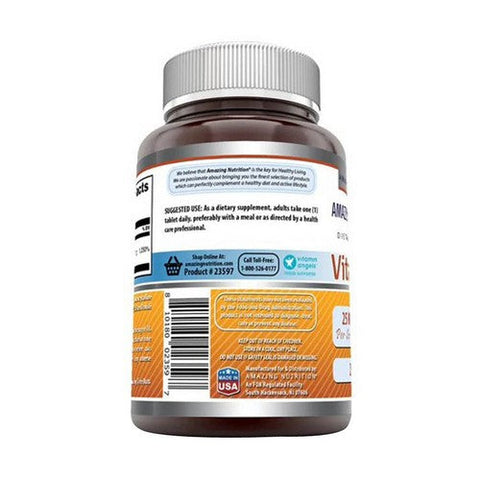 Amazing Nutrition, Amazing Formulas Vitamin B6, 200 Mg, 250 Tabs Amazing Nutrition