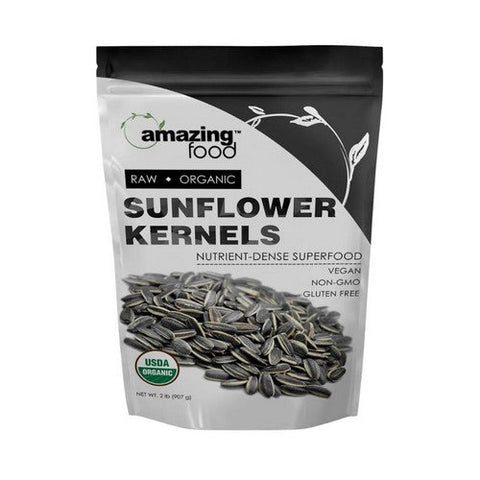 Amazing Nutrition, Amazing Foods Organic Sunflower Kernels, 2 Lbs Amazing Nutrition