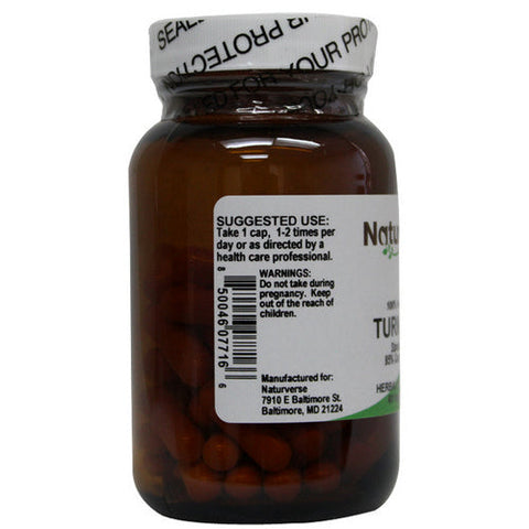 Naturverse, Turmeric Powder Capsules Standardized, 60 VegCaps Naturverse