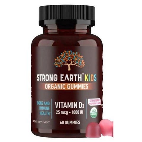 Strong Earth Organic Vitamin D3 60 Gummies by Yum-V's