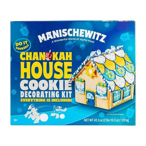 Manischewitz, Chanukah House Vanilla Cookie Decorating Kit, 42 Oz (Case Of 6)