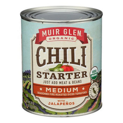Muir Glen, Tomato Chilli Starter Hot, 28 Oz (Case Of 12) Muir Glen