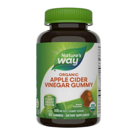 Organic Apple Cider Vinegar Gummies 60 Gummies by Nature's Way