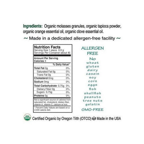 St. Claire's, Organics Clove Pastilles, 1.5 Oz
