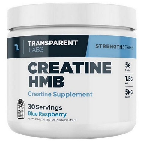 Creatine HMB Blue Raspberry 10.4 Oz by Transparent Labs