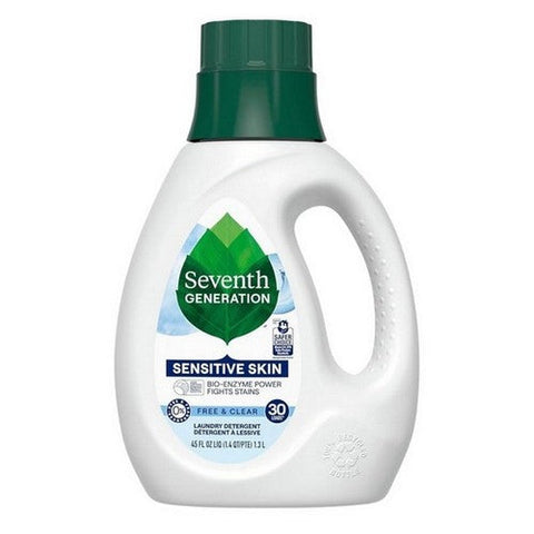 Seventh Generation, Free And Clear Liquid Laundry Detergent, 45 Oz Seventh Generation