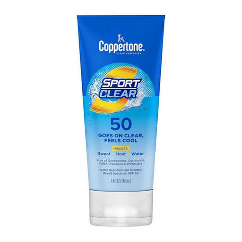 Coppertone, Sport Clear Sunscreen SPF 50, 5 Oz Coppertone