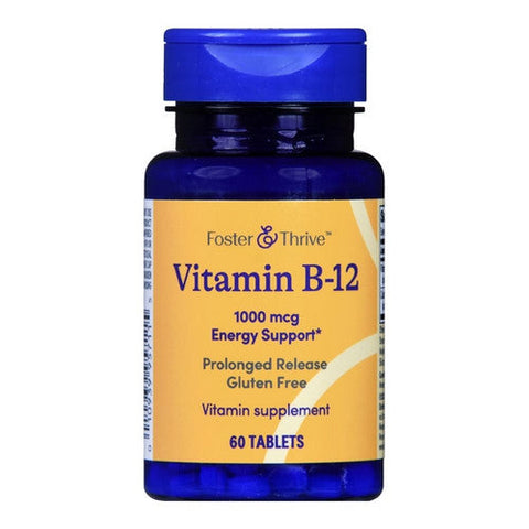 Foster And Thrive, Vitamin B-12 Prolonged Release, 1000 Mcg, 60 Tabs Foster And Thrive