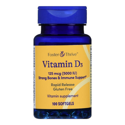 Vitamin D3 100 Softgels by Foster And Thrive
