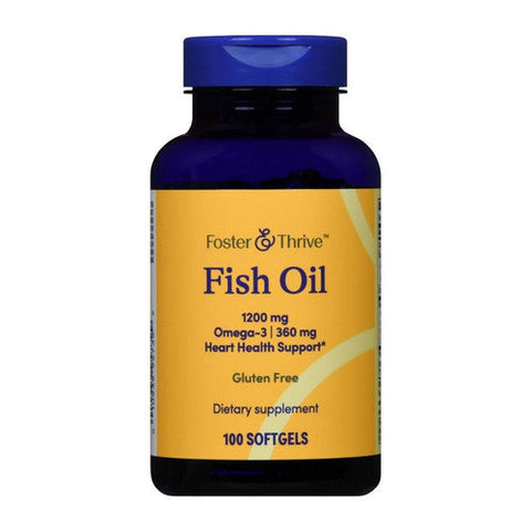 Foster And Thrive, Fish Oil, 1200 Mg, 100 Softgels Foster And Thrive