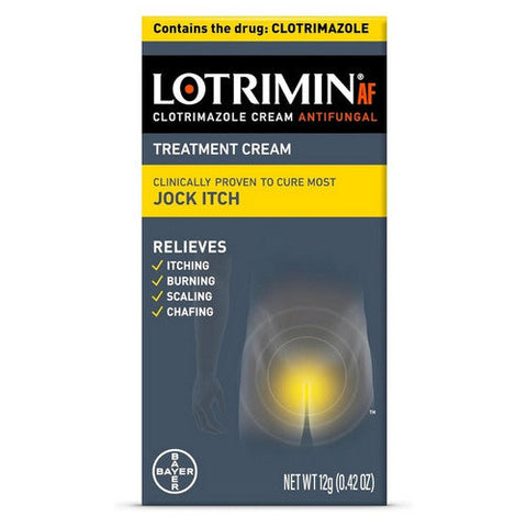 Lotrimin, Af Clotrimazole Antifungal Jock Itch Treatment Cream, 0.42 Oz Lotrimin
