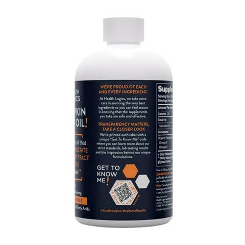Health Logics, Organic Pumpkin Seed Oil, 360 Ml Health Logics