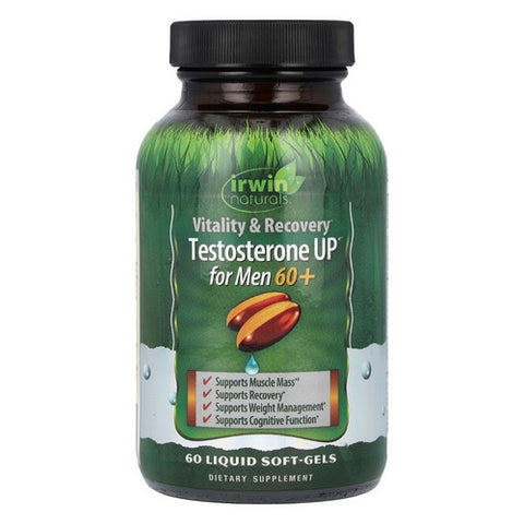 Testosterone Up For Men 60 Plus 60 Liquid Softgels by Irwin Naturals