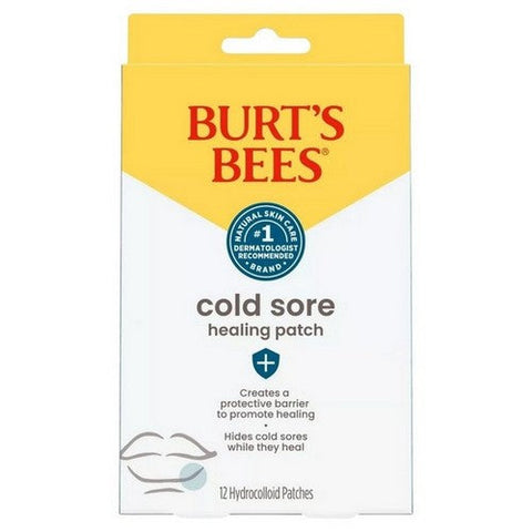 Burts Bees, Cold Sore Healing Patch, 12 Count (Case Of 6) Burts Bees