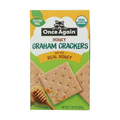Once Again, Organic Gram Crackers Honey, 7.93 Oz (Case Of 6) Once Again