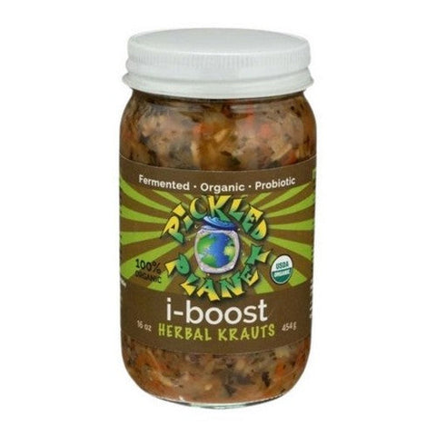 Pickled Planet, Organic I Boost Herbal Sauerkraut, 16 Oz (Case Of 6) Pickled Planet
