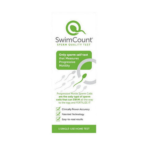 SwimCount, Test Sperm Count & Motility, 1 Kit SwimCount