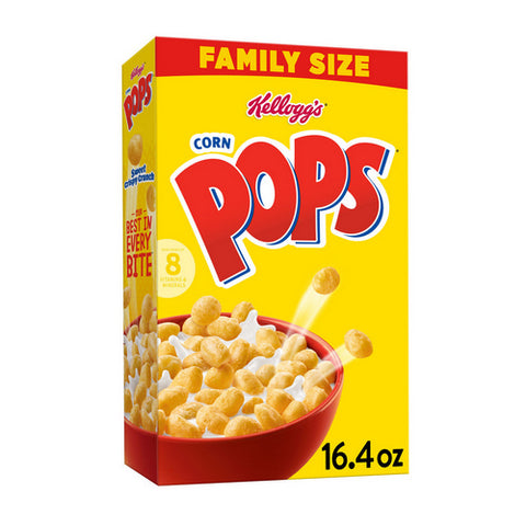 Corn Pops Breakfast Cereal Family Size 16.4 Oz (Case Of 6) by Kellogg's