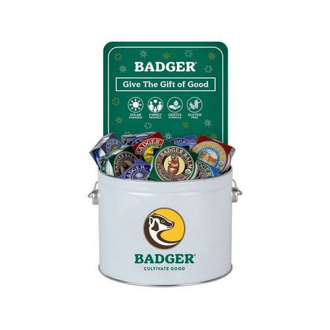 Badger Balm, Holiday Bucket of Balms, 30.75 Oz Badger Balm