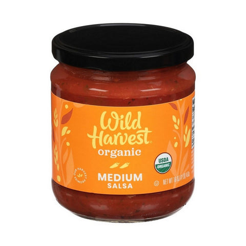 Organic Medium Salsa 16 Oz (Case Of 8) by Wild Harvest