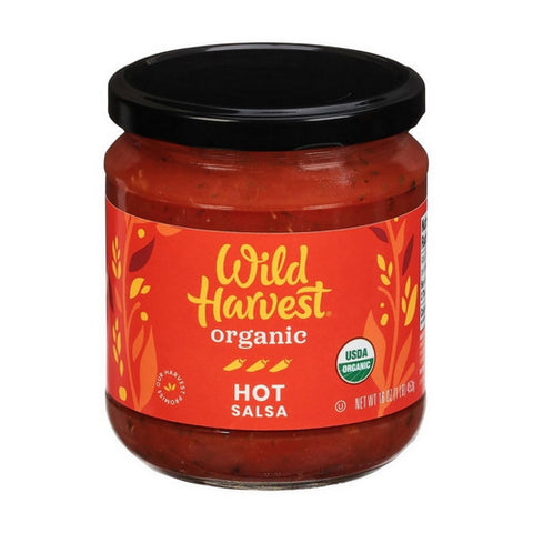 Organic Hot Salsa 16 Oz (Case Of 8) by Wild Harvest