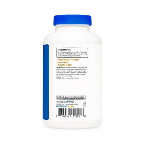 Nutricost, Cissus Quadrangularis Capsules, 1200 Mg, 240 Count Nutricost