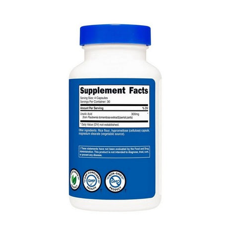 Nutricost, Performance Ursolic Acid, 300 Mg, 120 Caps Nutricost