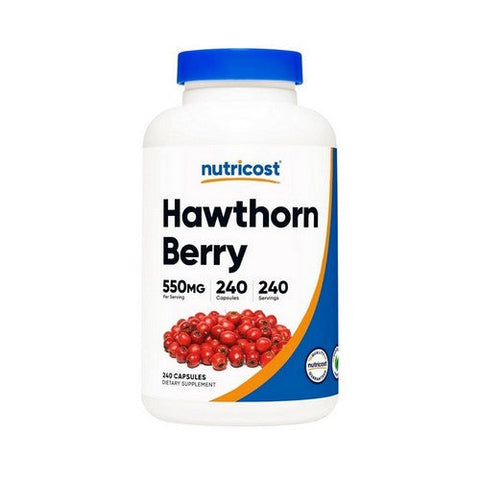 Nutricost, Hawthorn Berry, 550 Mg, 240 Caps Nutricost