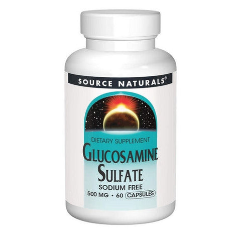 Source Naturals, Glucosamine Sulfate, 500 mg, 60 Tabs Source Naturals