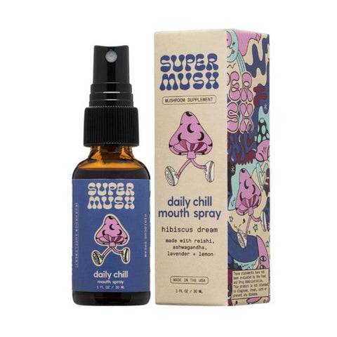 SuperMush, Daily Chill Mouth Spray, 1 Oz SuperMush