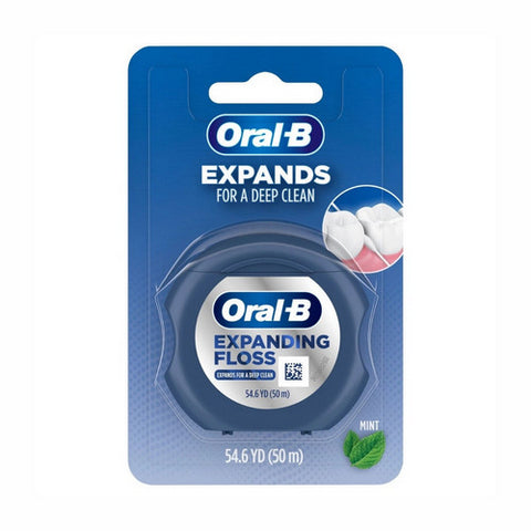 Expanding Dental Floss For A Deep Clean Mint 1 Count / 54.6 YD (Case Of 6) by Oral-B