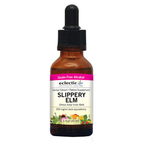 Eclectic Herb, Slippery Elm, 250 mg, 1 Oz with Alcohol Eclectic Herb