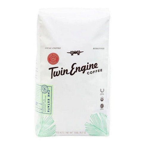 Twin Engine Coffee, Organic Estate Dark Ground Coffee, 2.2 Lbs Twin Engine Coffee