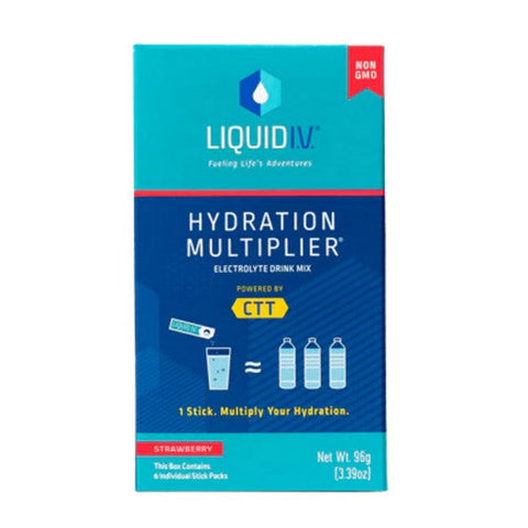 Liquid I.V, Hydration Multiplier Stick Packs Strawberry, 3.39 Oz Liquid I.V