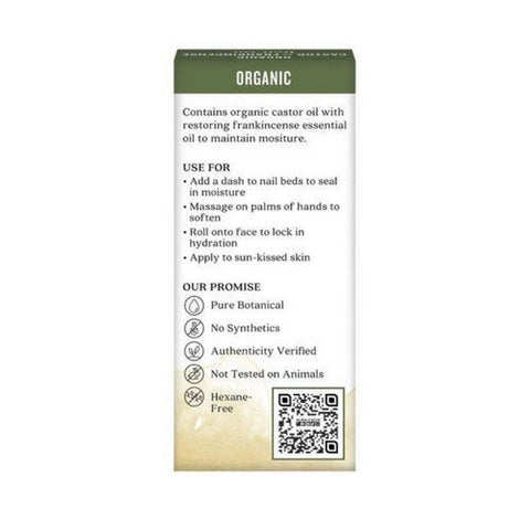 Aura Cacia, Castor Oil And Frankincense Roll-On, 0.31 Oz