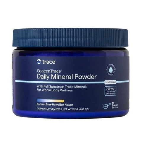 Trace Minerals, ConcenTrace Daily Mineral Powder Blue Hawaiian, 6.35 Oz