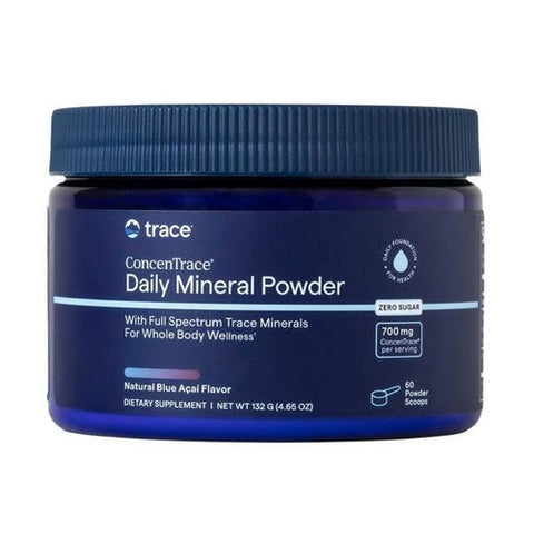 Trace Minerals, ConcenTrace Daily Mineral Powder Blue Acai, 6.35 Oz