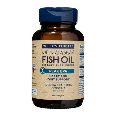 Wiley Wallaby, Wild Alaskan Fish Oil Peak EPA, 30 Softgels Wiley Wallaby