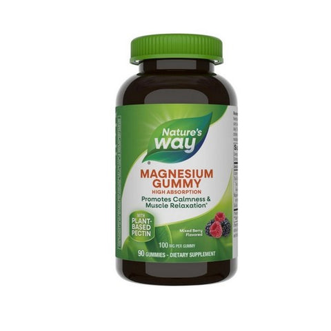 Magnesium Gummy Mixed Berry 90 Count by Nature's Way