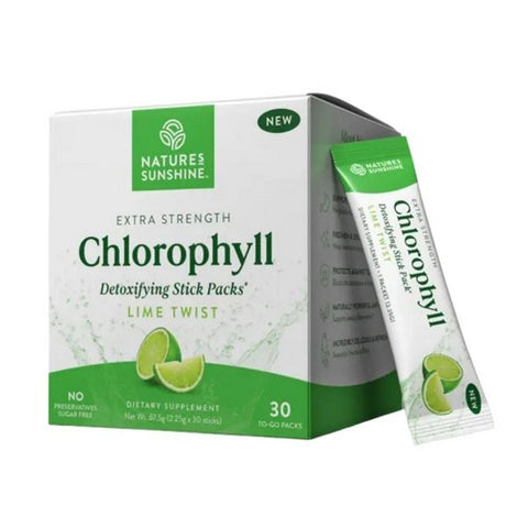 Chlorophyll Detoxifying Lime Twist 30 Sticks by Nature's Sunshine