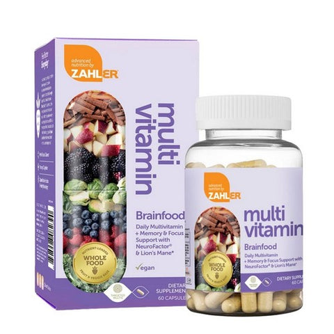 Multivitamin Brainfood 60 Caps by Zahler