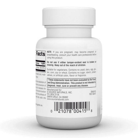 Source Naturals, Vitamin B-6, 500 mg, Time Release, 50 Tabs Source Naturals