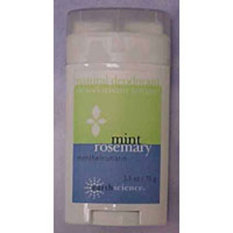 Earth Science, Natural Deodorant, Rosemary Mint 2.5 oz Earth Science
