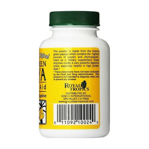 Royal Tropics, The Original Green Papaya Digestive Aid, 75 Caps Royal Tropics