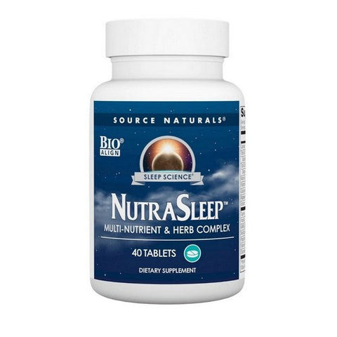 Source Naturals, Sleep Science Nutrasleep, 40 Tabs Source Naturals