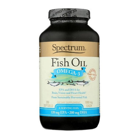 Spectrum Essentials, Fish Oil Omega-3, Cp250 Spectrum Essentials
