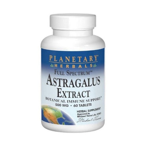 Planetary Herbals, Full Spectrum Astragalus Extract, 60 Tabs Planetary Herbals