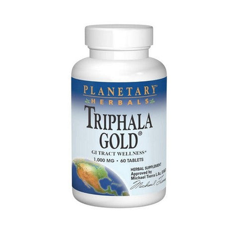 Planetary Herbals, Triphala Gold, 1000 mg, 60 Tabs Planetary Herbals