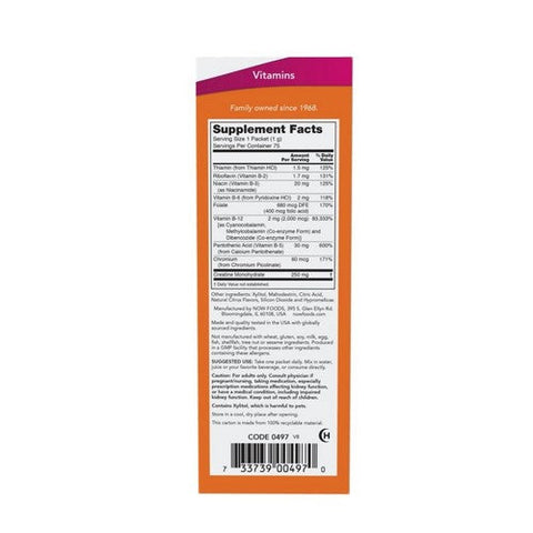 Now Foods, Instant Energy B-12, 2,000 Mcg, 75 Packets Now Foods