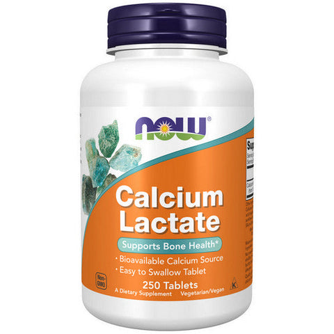 Now Foods, Calcium Lactate, 250 Tabs Now Foods
